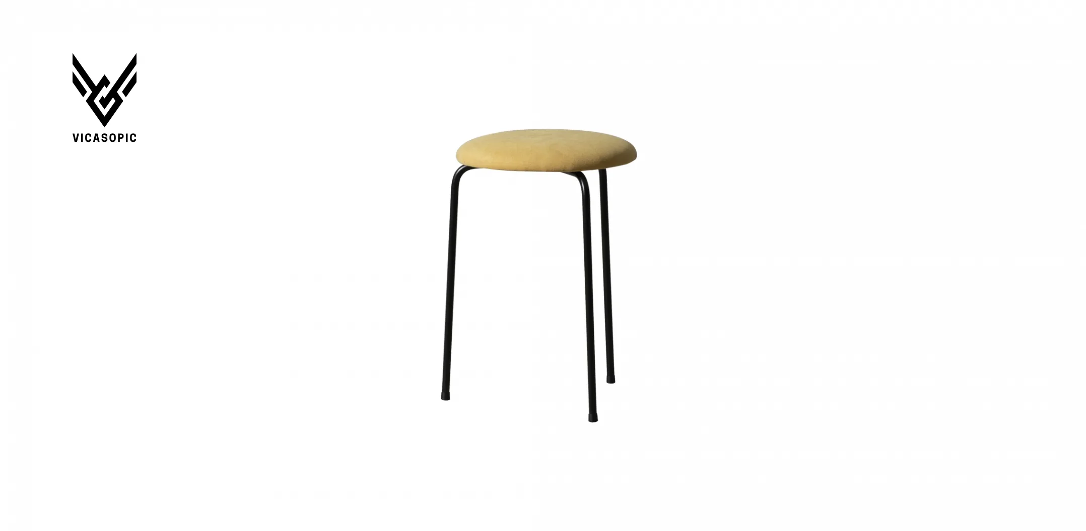 Luna Upholstered Vanity Stool